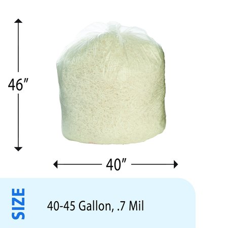 Stout By Envision LLDPE ProPerformance Coreless Bags4045 Gallon Bags Case of 125 bags, 125PK L4046C70